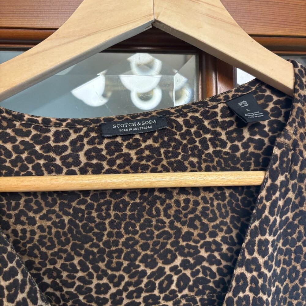 Scotch & Soda dress size large cheetah pattern - Picture 4 of 4